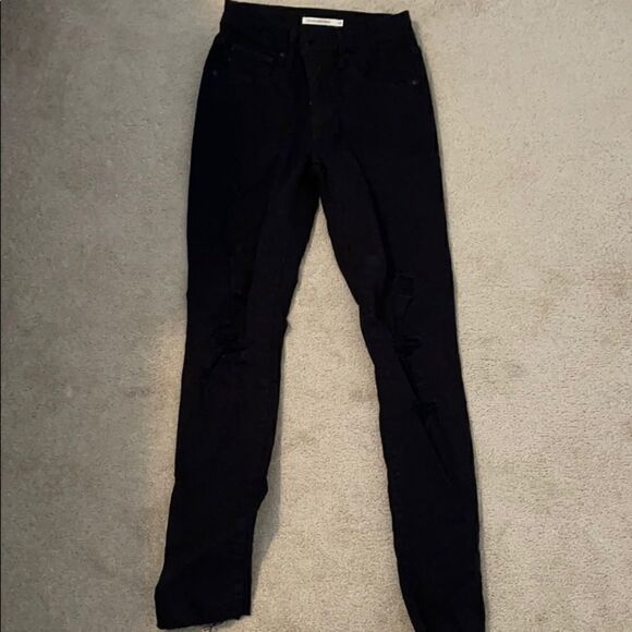 Levi’s distressed skinny Black size 24 - Picture 1 of 4